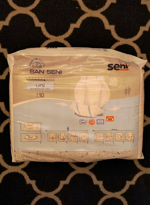 San Seni Uni pieluchy anatomiczne i elastyczne majtki siatkowe xxl 5sz