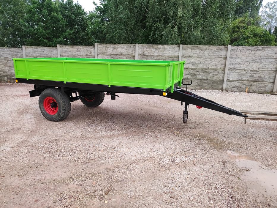Przyczepa jednoosiowa wywrotka do tyłu