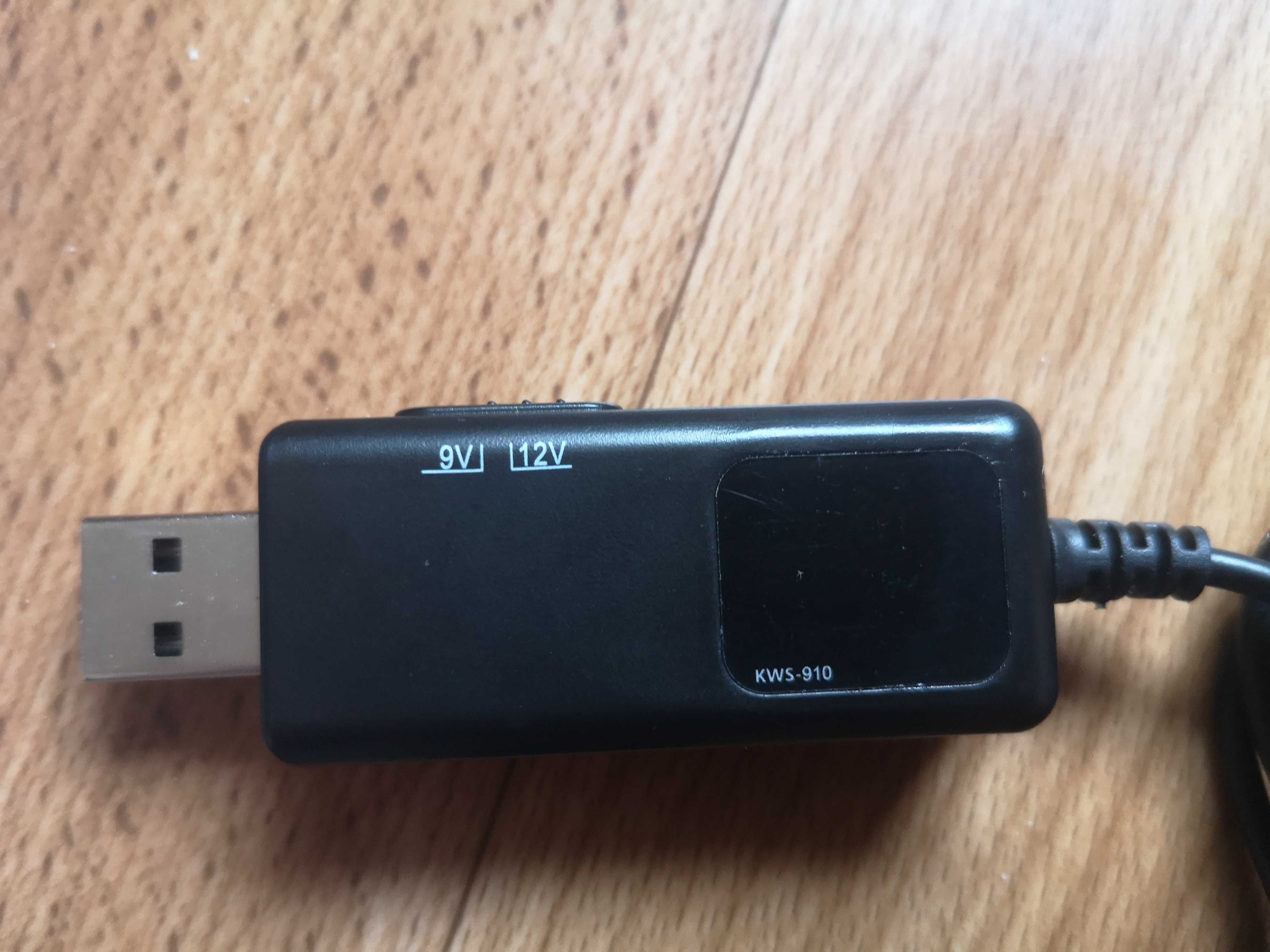 USB-перетворювач з 5V на 9V та 12V для живлення роутера від повербанку