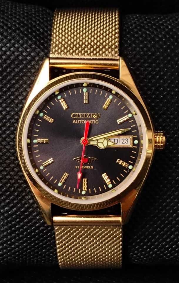 relógio de pulso masculino vintage Citizen automático