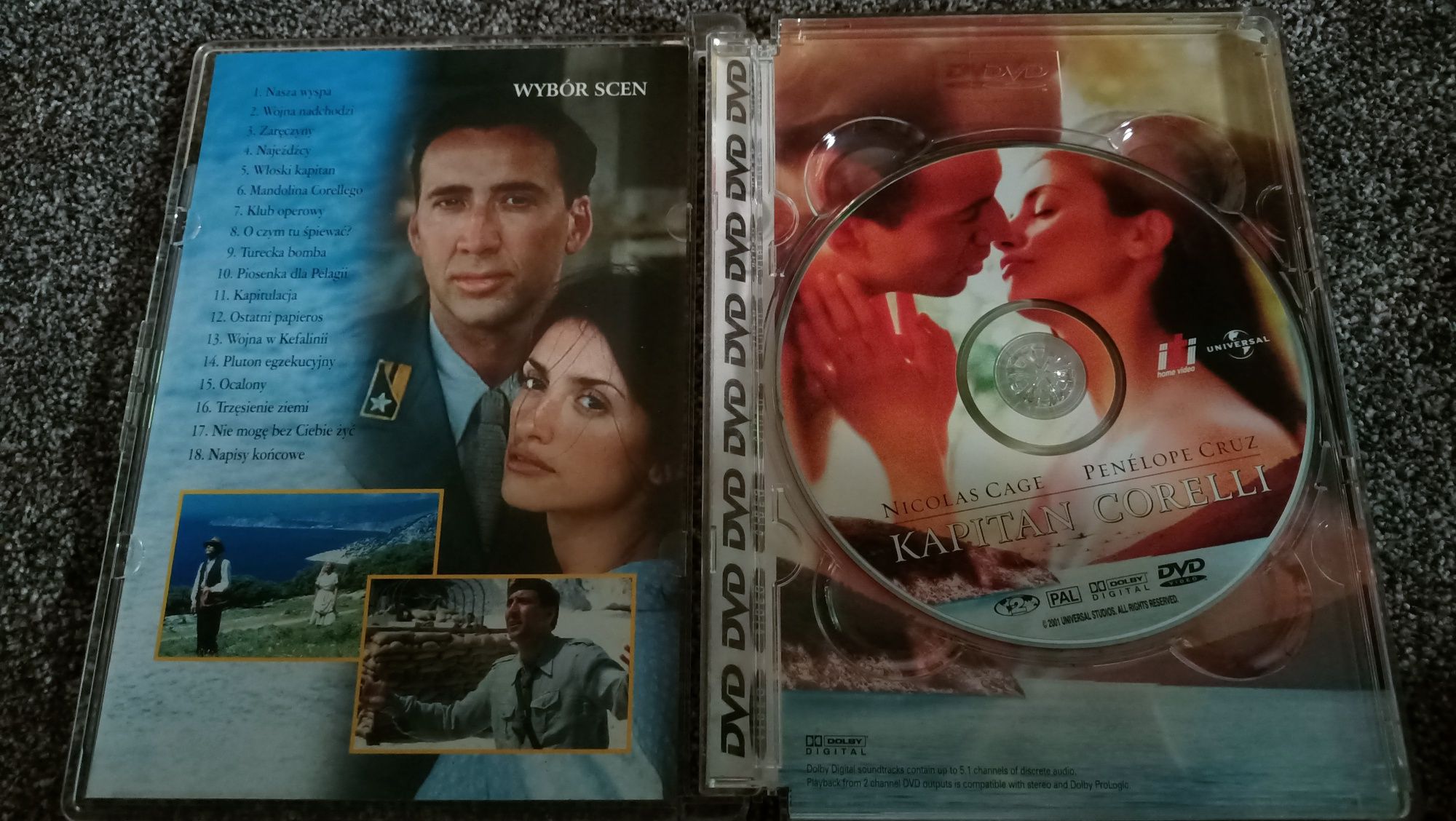 Kapitan Corelli dvd