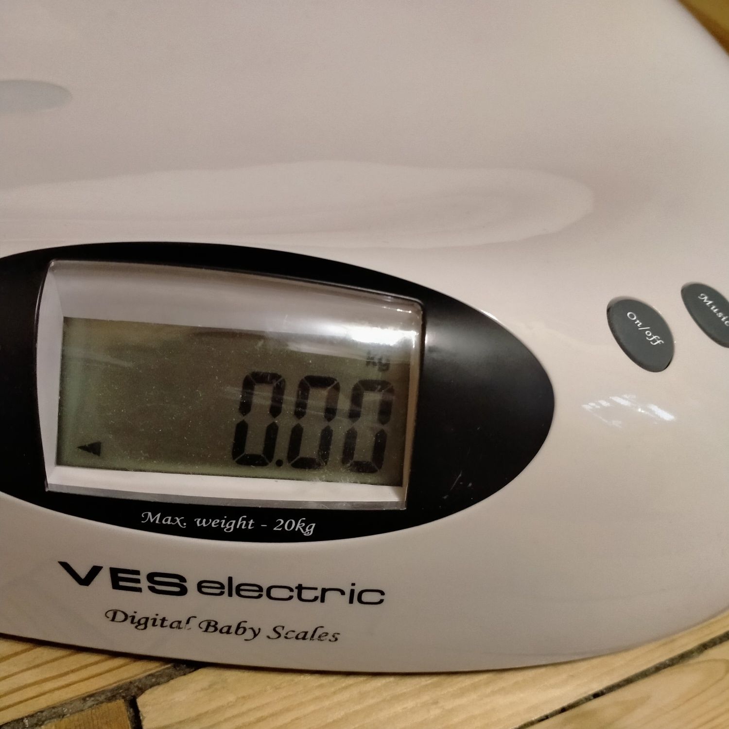 Ваги дитячі ves electric до 20 кг вага дитяча