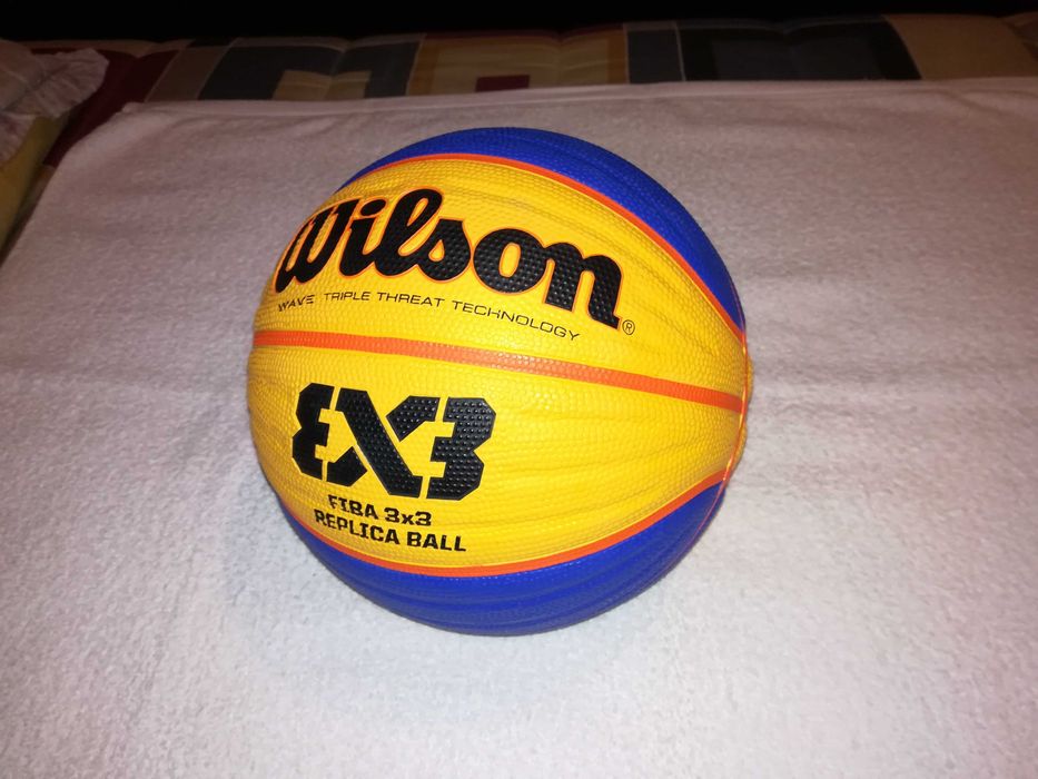 bola de basquetebol wilson fiba 3x3 replica ball oficial (nova)