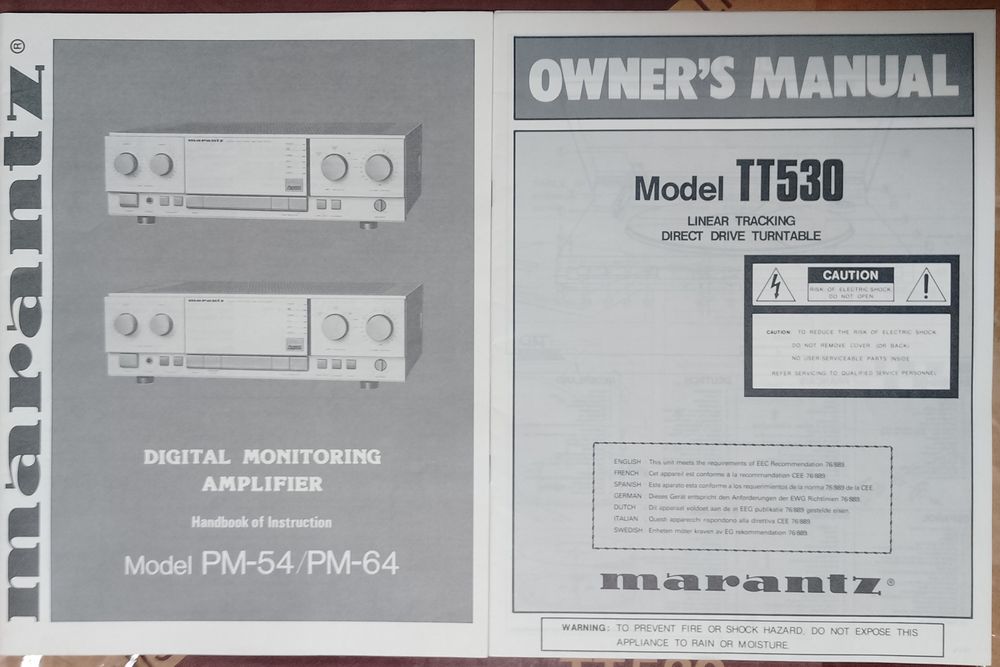 Підсилювач Marantz PM-64 & Програвач Marantz TT530