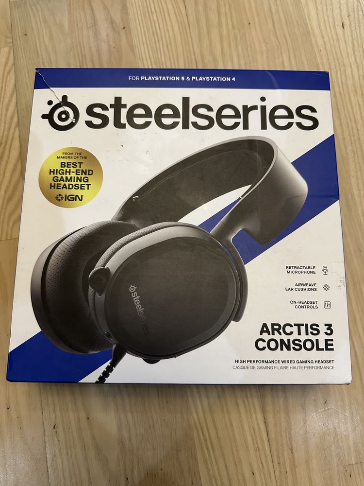 Наушники в хорошому стані steelseries arctis 3 console