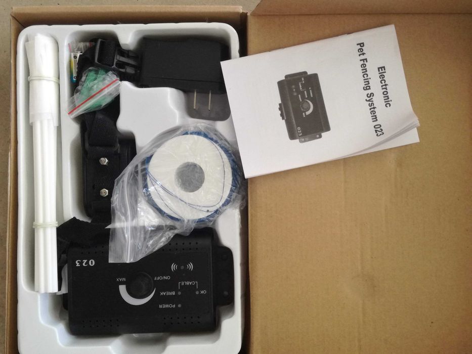 Cerca elétrica para cães domésticos