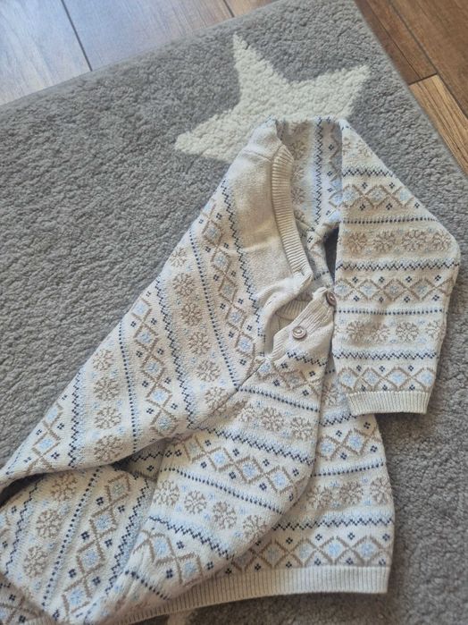 Sweterek świąteczny h&m 104 unisex boze narodzenie