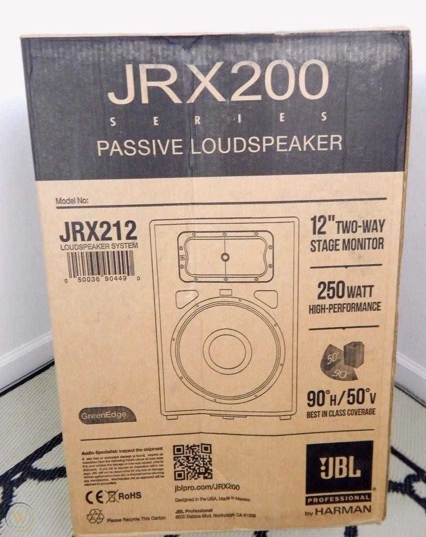 JBL JRX 212 NOVAS por estrear PASSIVAS