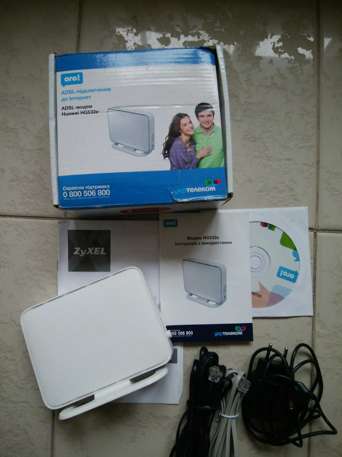 Модем WiFi Роутер Huawei HG532E ADSL