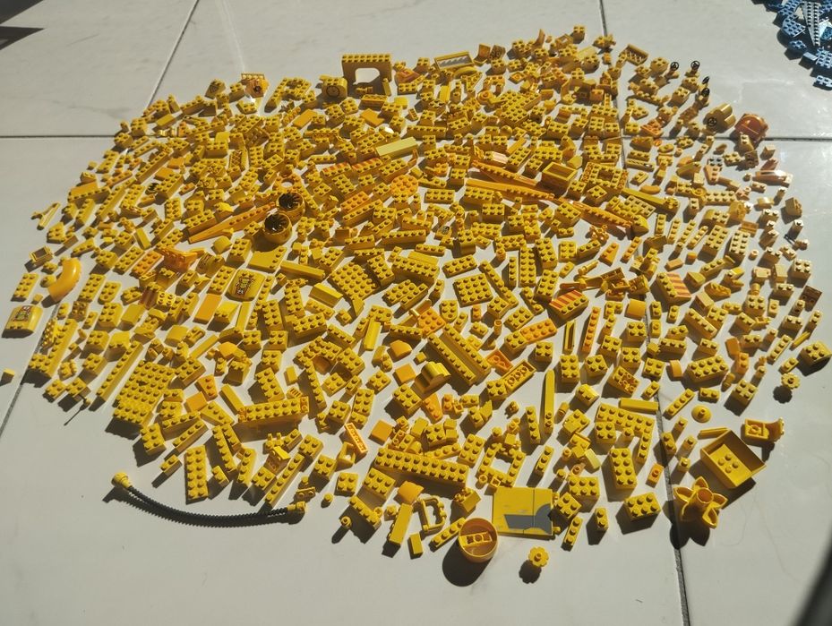 LEGO peças original cor amarelo