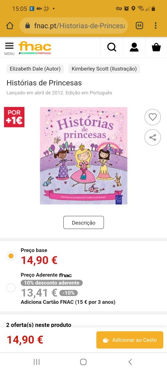 Livros Histórias de Princesas