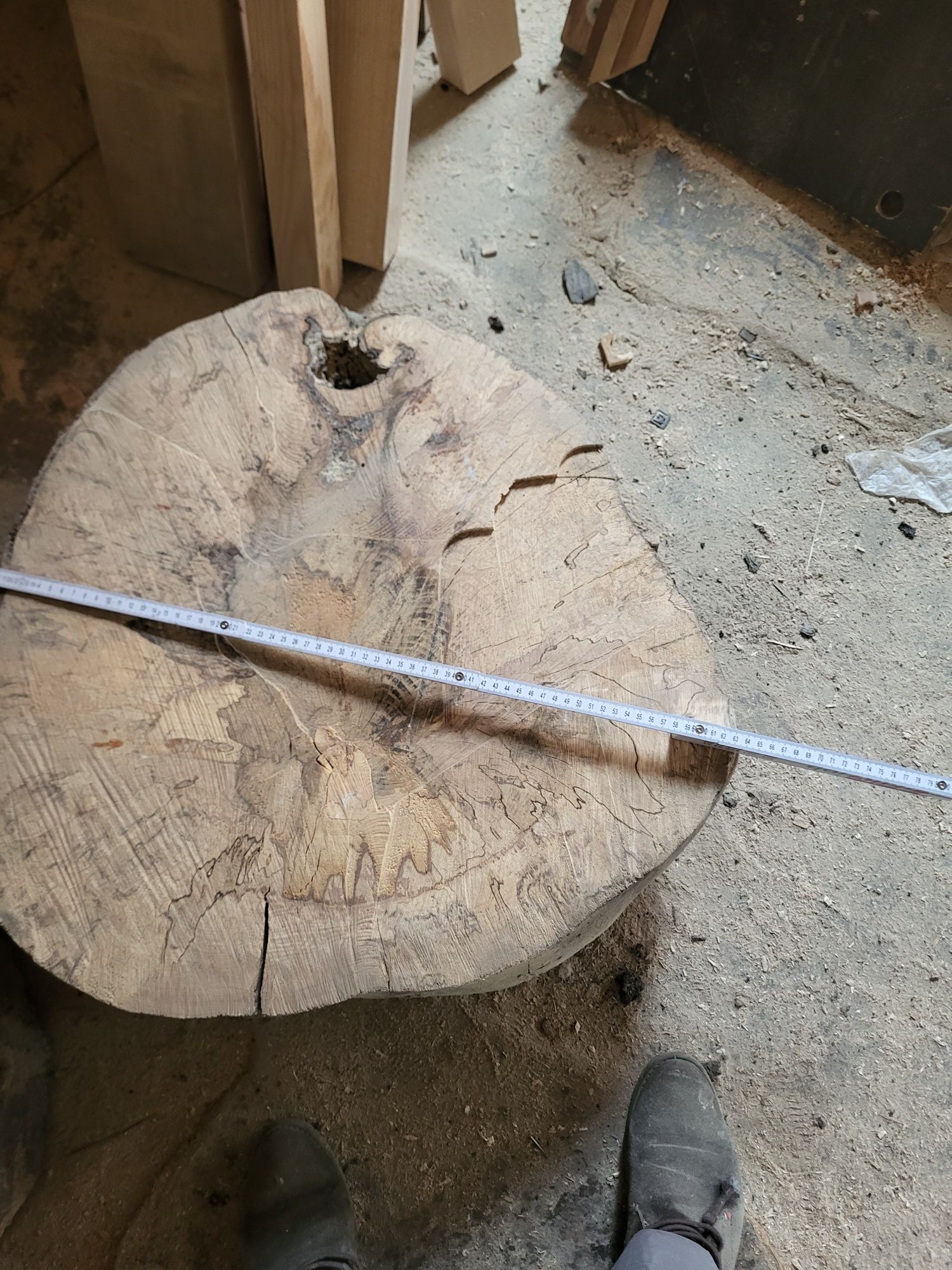 Plaster drewna. WYSUSZONY