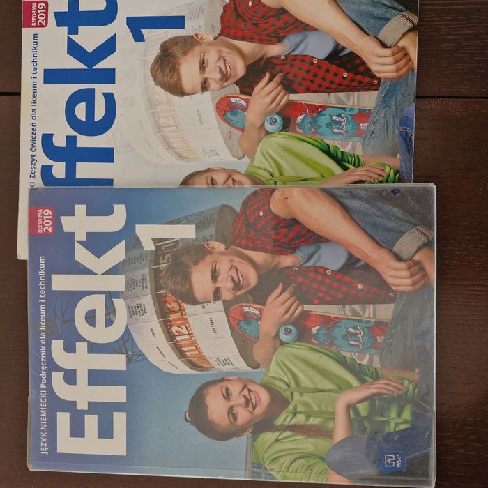Effekt 1 język niemiecki,  podręcznik I ćwiczenia
