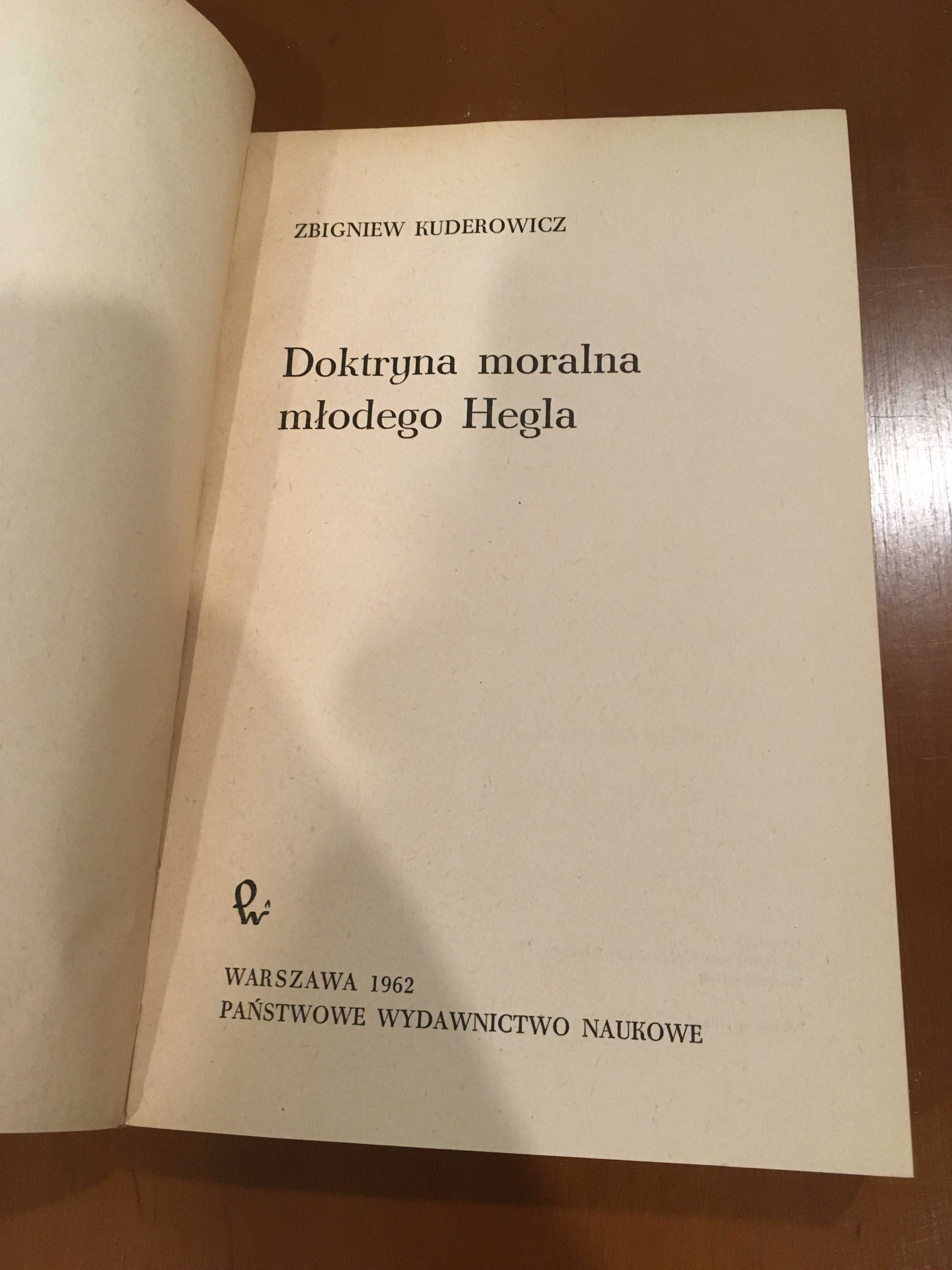 Doktryna moralna młodego Hegla - Zbigniew Kuderowicz