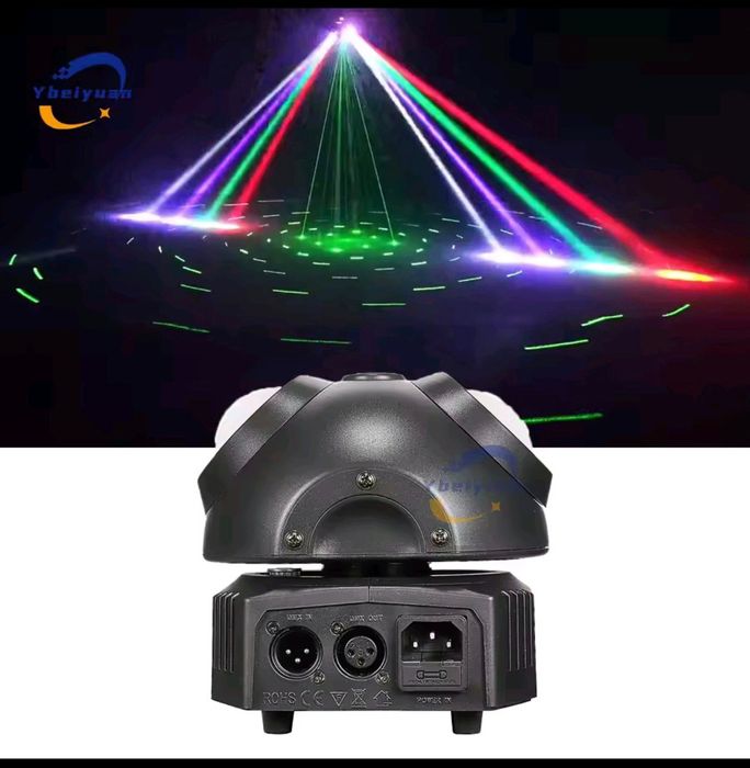 2 Robot laser RGB com comando