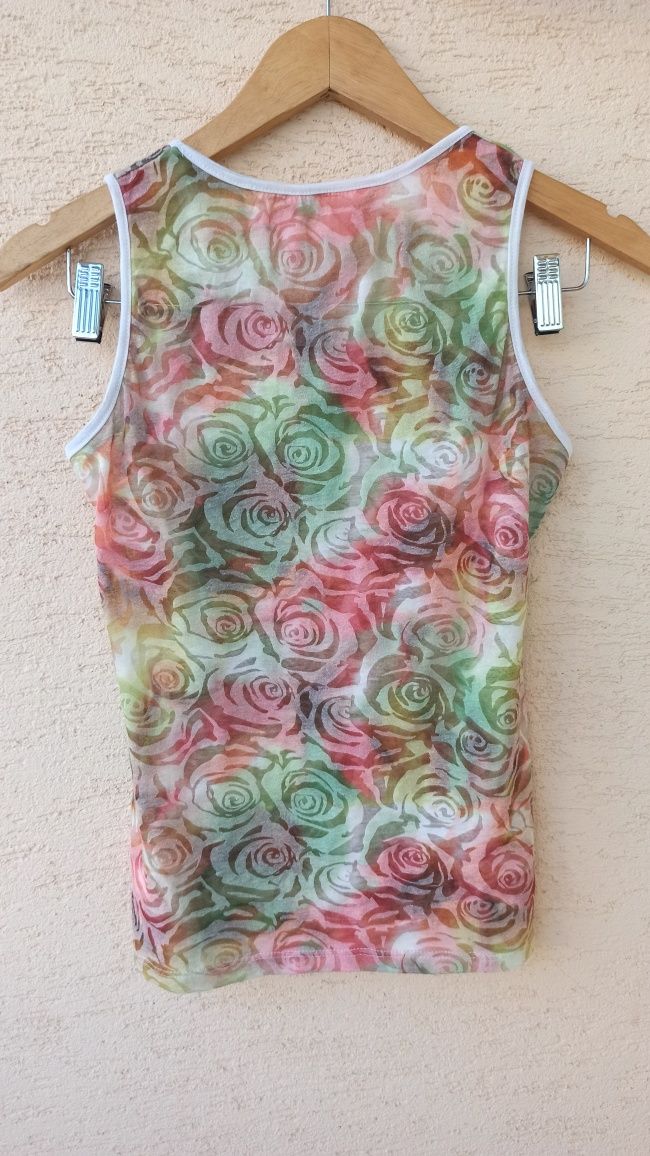 Top Rosas Multicolor