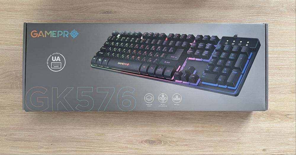 Клавіатура GamePro Nitro+ GK576 Black