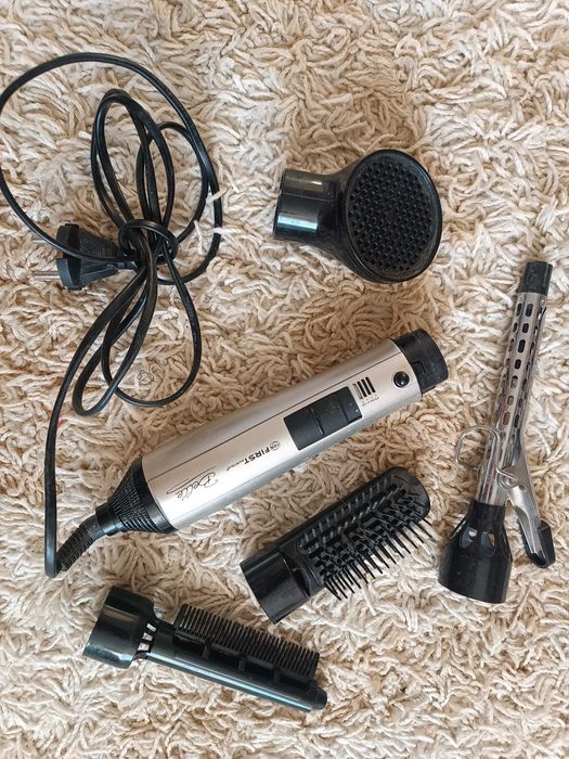 Дешево! Набір фен+плойка+насадки. Сушка для волосся. Belle. Укладка