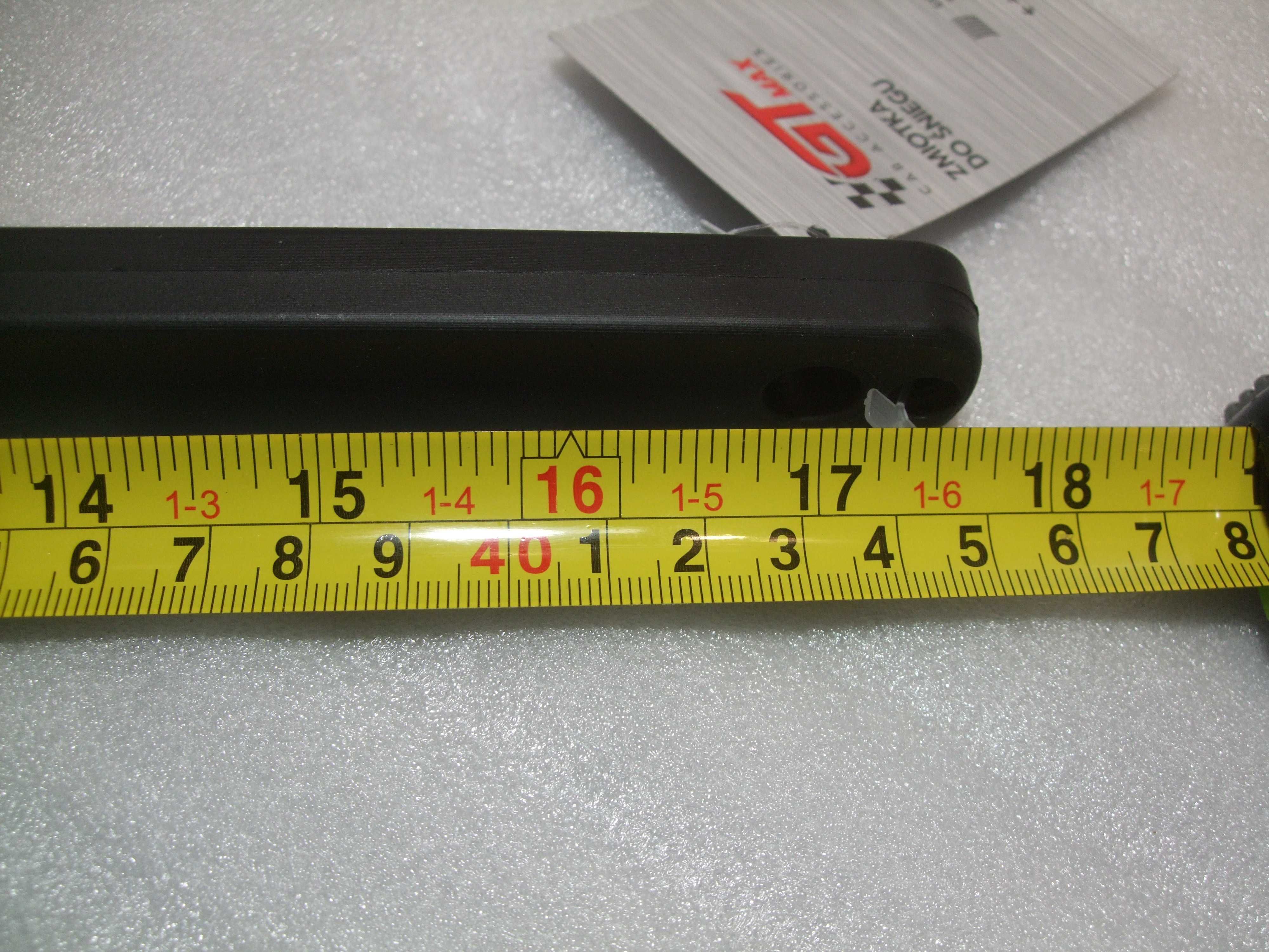 ZMIOTKA SZCZOTKA  Plastikowa Rączka WĄSKA DŁUGA WŁOSIE Nylon 45/25 cm