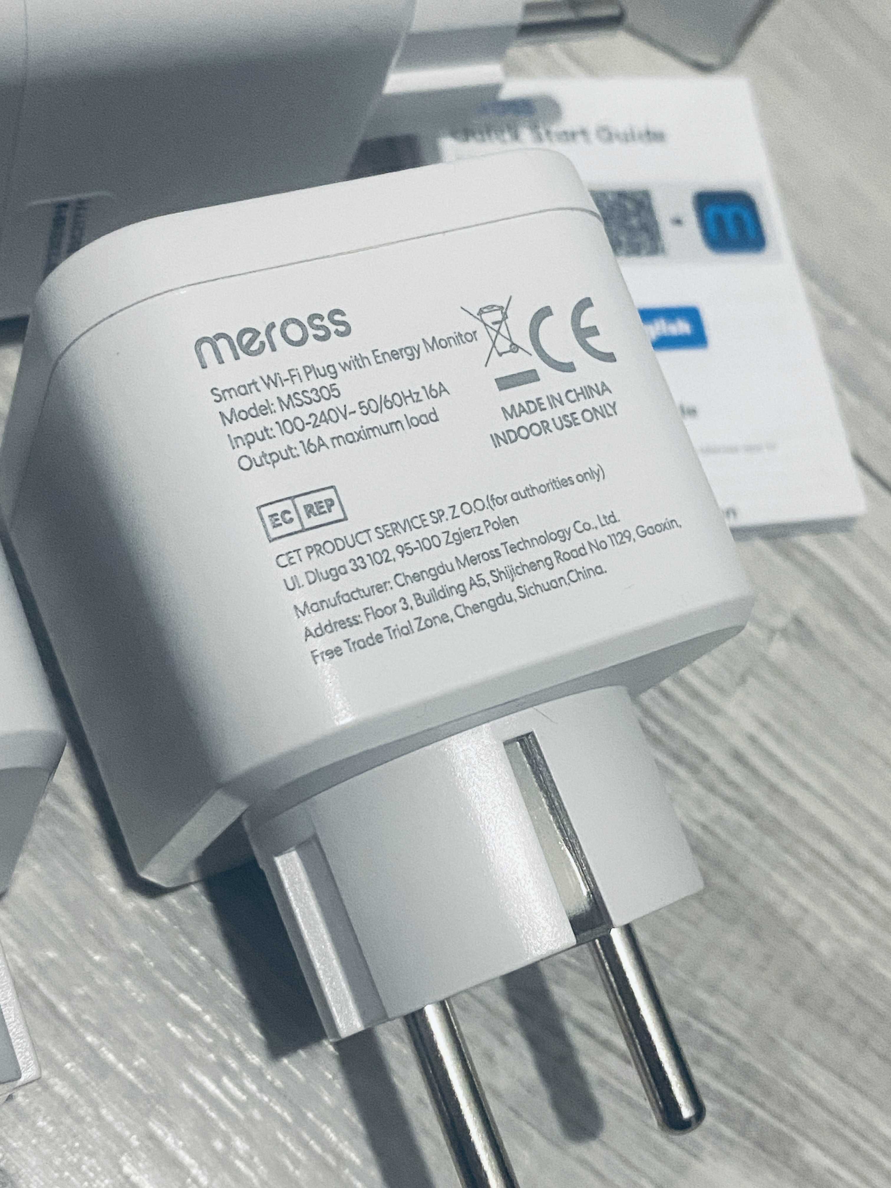 Meross MSS305 4 sztuki gniazd wifi z pomiarem energii elektrycznej