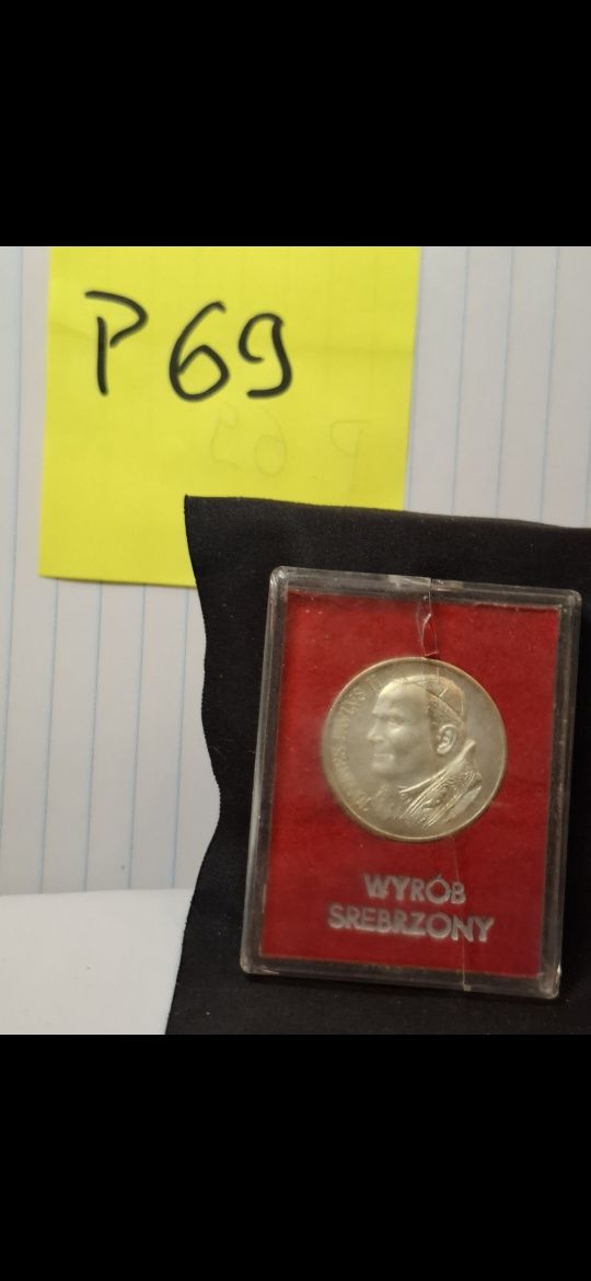 Jan Paweł II medal srebrzony 1983r