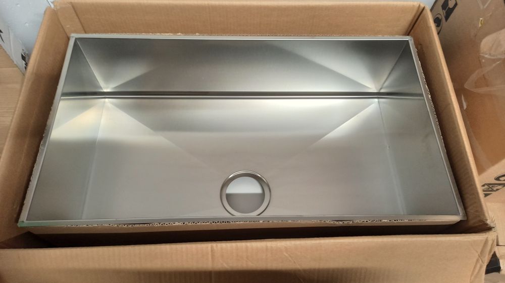 Zlewozmywak stalowy SMEG VSTQ72-2 nowy, uszkodzony