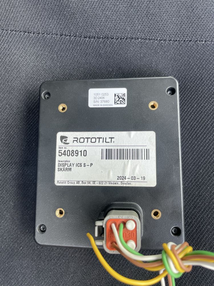 Głowica obrotowa + komputer    / Rototilt  Rotatil S45 /Engcon !