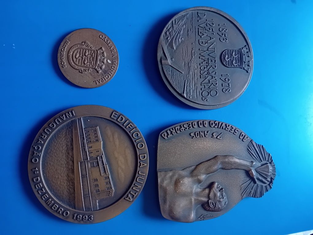 Medalhas em bronze