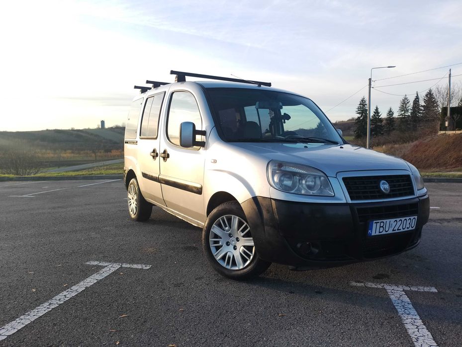 Fiat Doblo 1.3 MJ • 7 os • Hak • Relingi • Oszczędny i praktyczny