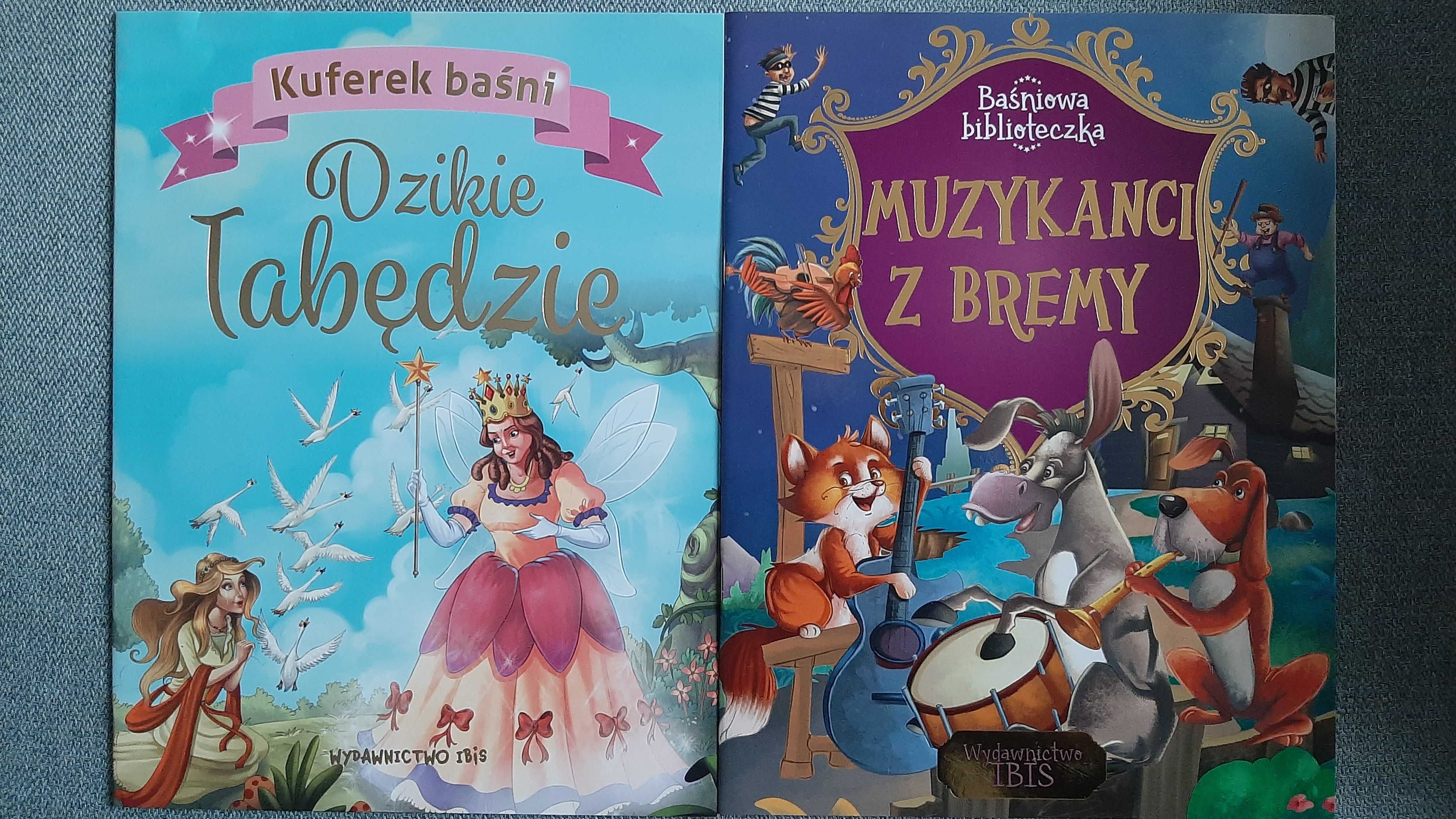 2 baśnie Dzikie łabędzie Muzykanci z Bremy Kuferek Baśniowa bibliotecz