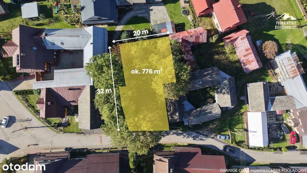 Urokliwa działka budowlana w centrum Dębna