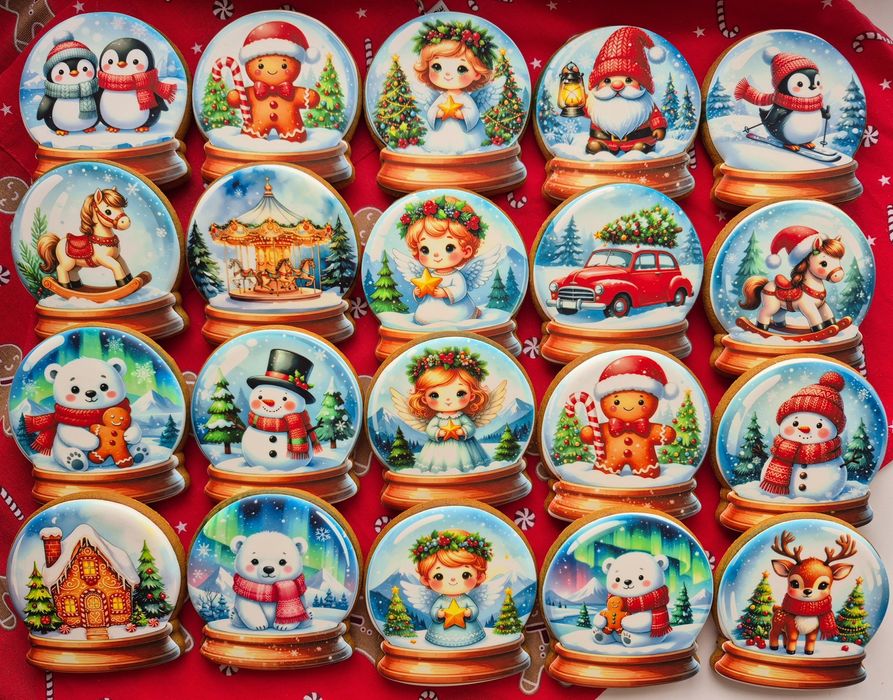 Пряники на Миколая.Новий рік. харчовий друк