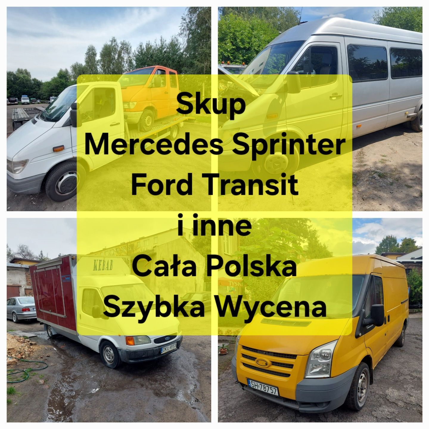 Skup Mercedes Sprinter Ford Transit I Inne Cała Polska