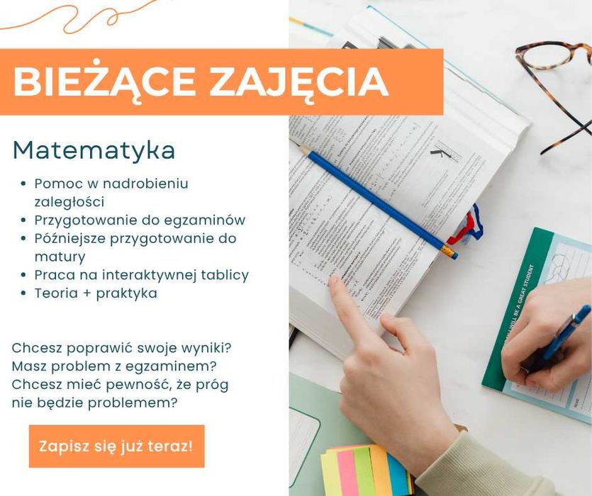 Korepetycje matematyka podstawa/rozszerzenie  (ON LINE)