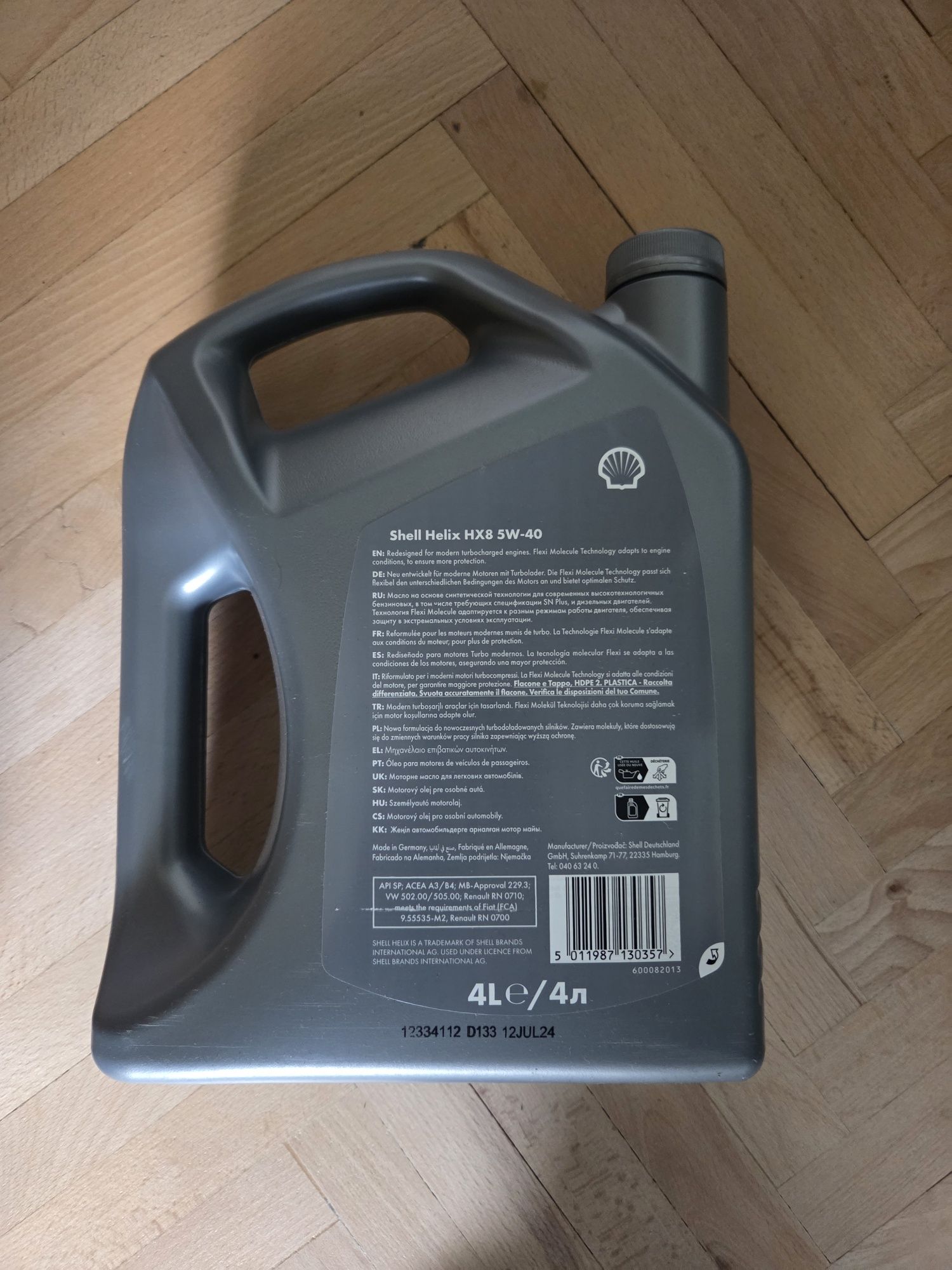 Shell Helix HX8 SP 5W-40