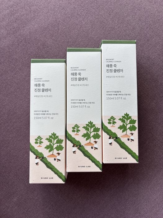 Пінки для вмивання Round lab 150 ml