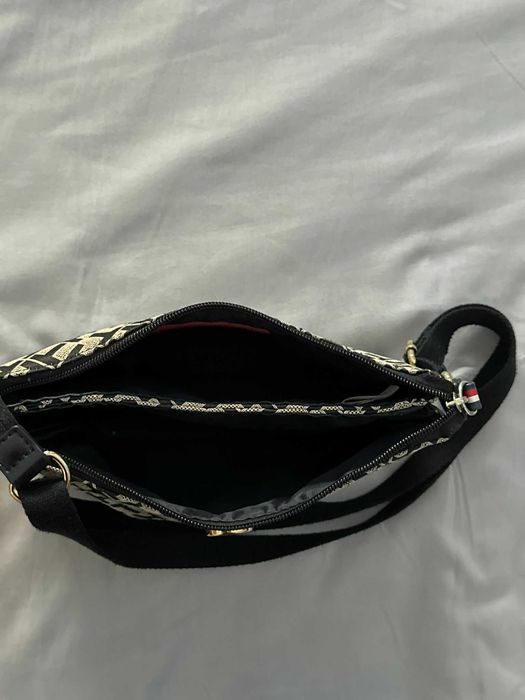 Mala a tiracolo azul - Tommy Hilfiger Jacquard