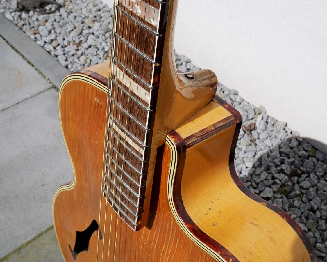 Gitara vintage archtop Rodebald Hoyer Jazzstar z lat 50/60
