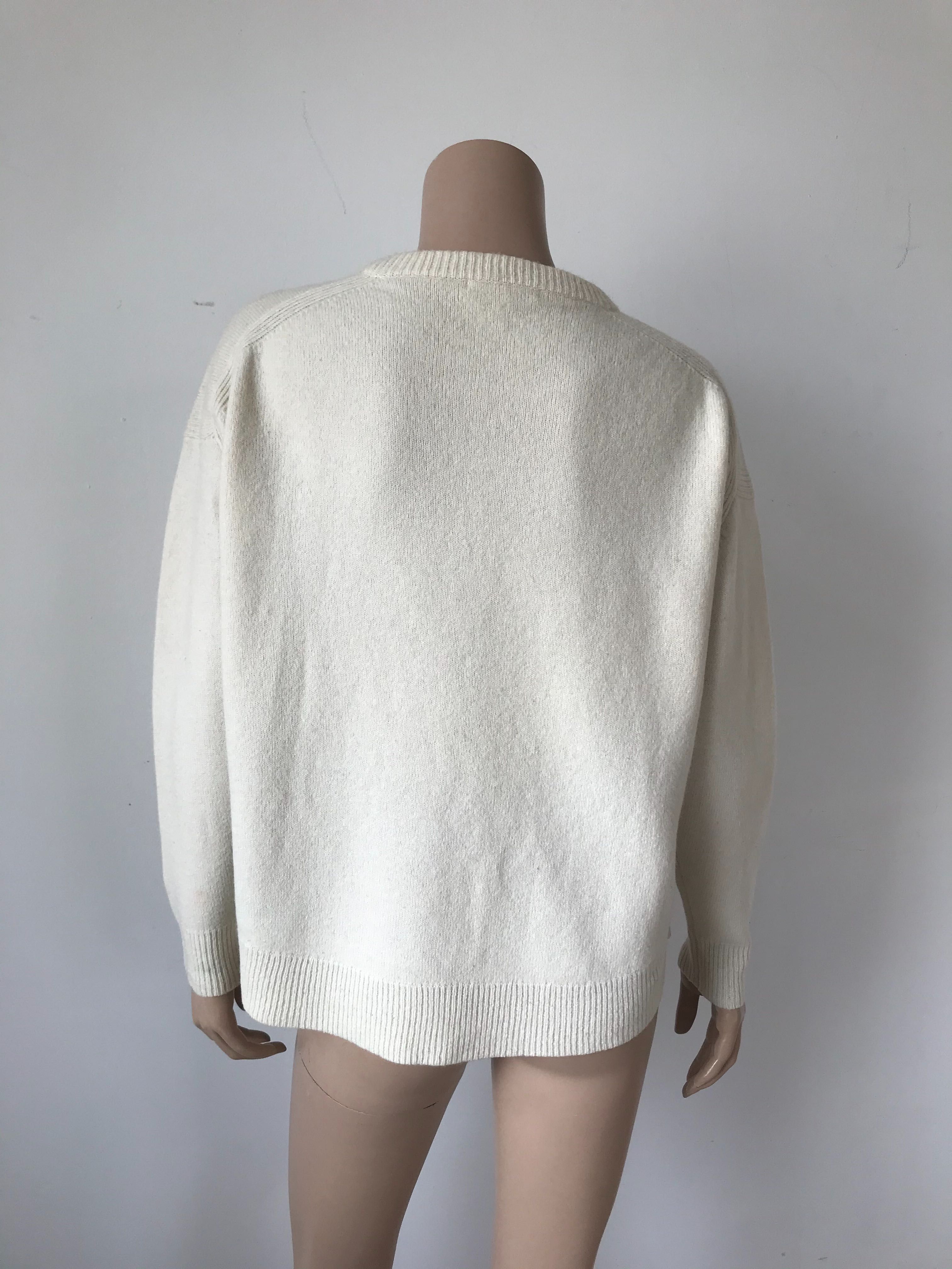 Dagmar sweter damski oversize wełna S