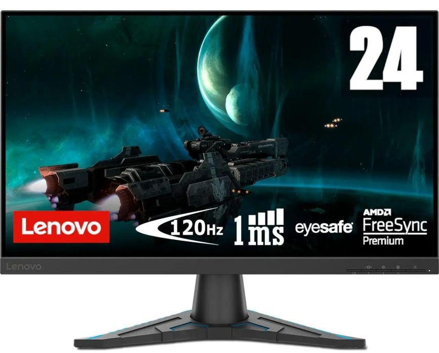 Monitor Lenovo 24 cal idealny stan
