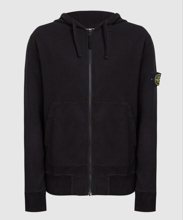 Чорна спортивна кофта STONE ISLAND