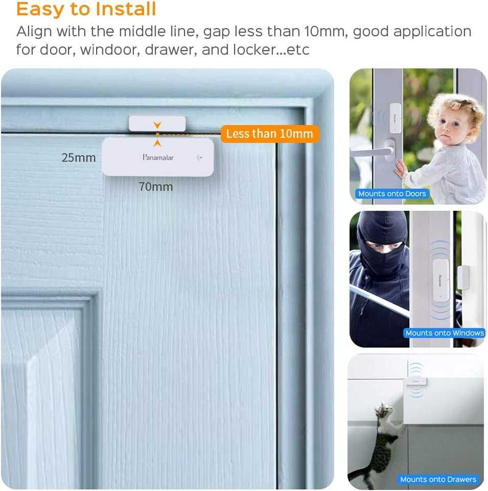 PANAMALAR Czujnik okna drzwi Wi-Fi