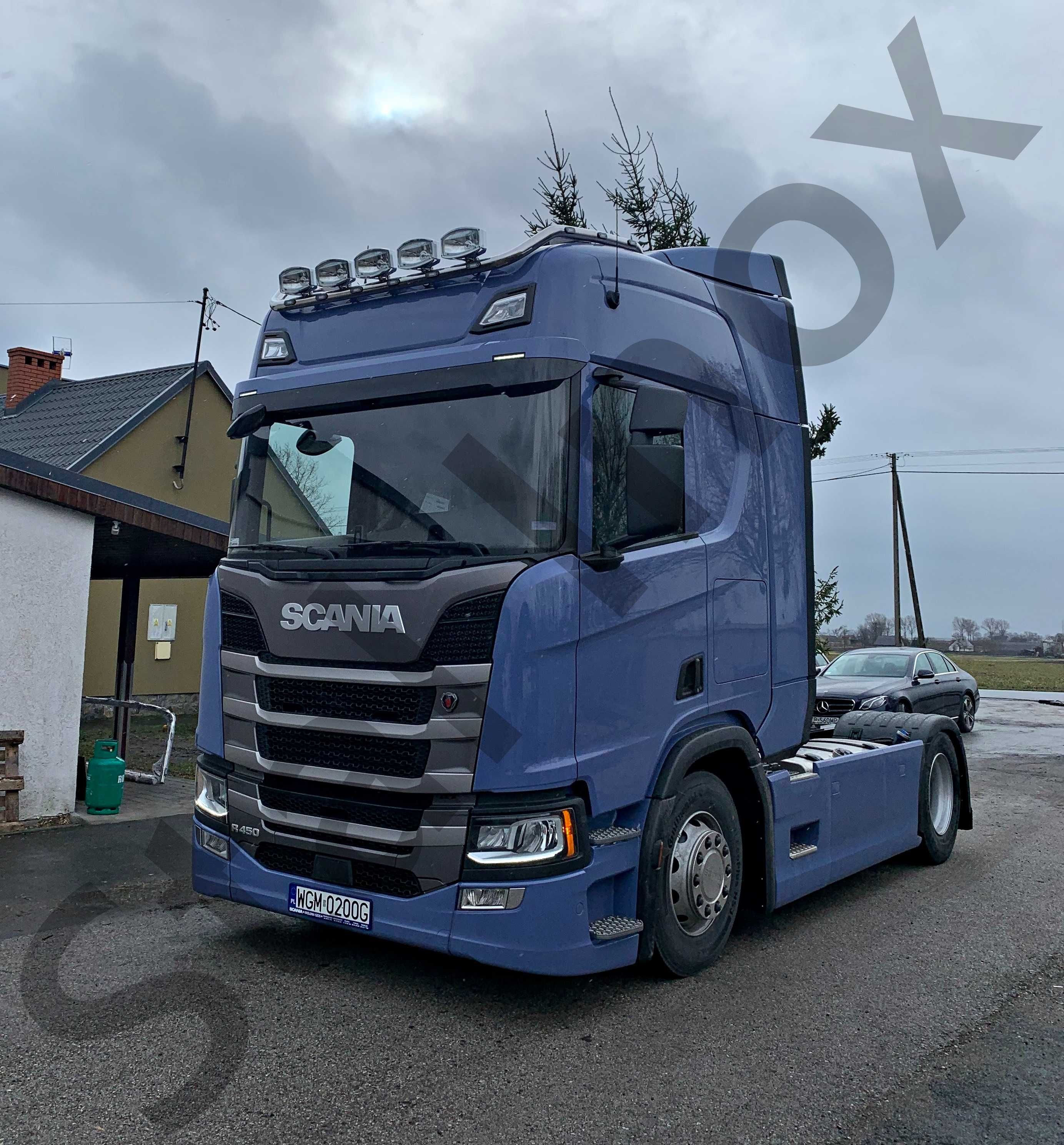 Orurowanie górne Scania R / S oświetlenie led, Scania Volvo Daf