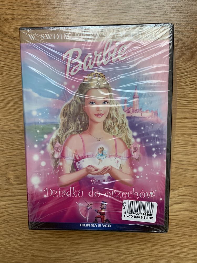 Box filmów Barbie 5 płyt DVD nowy