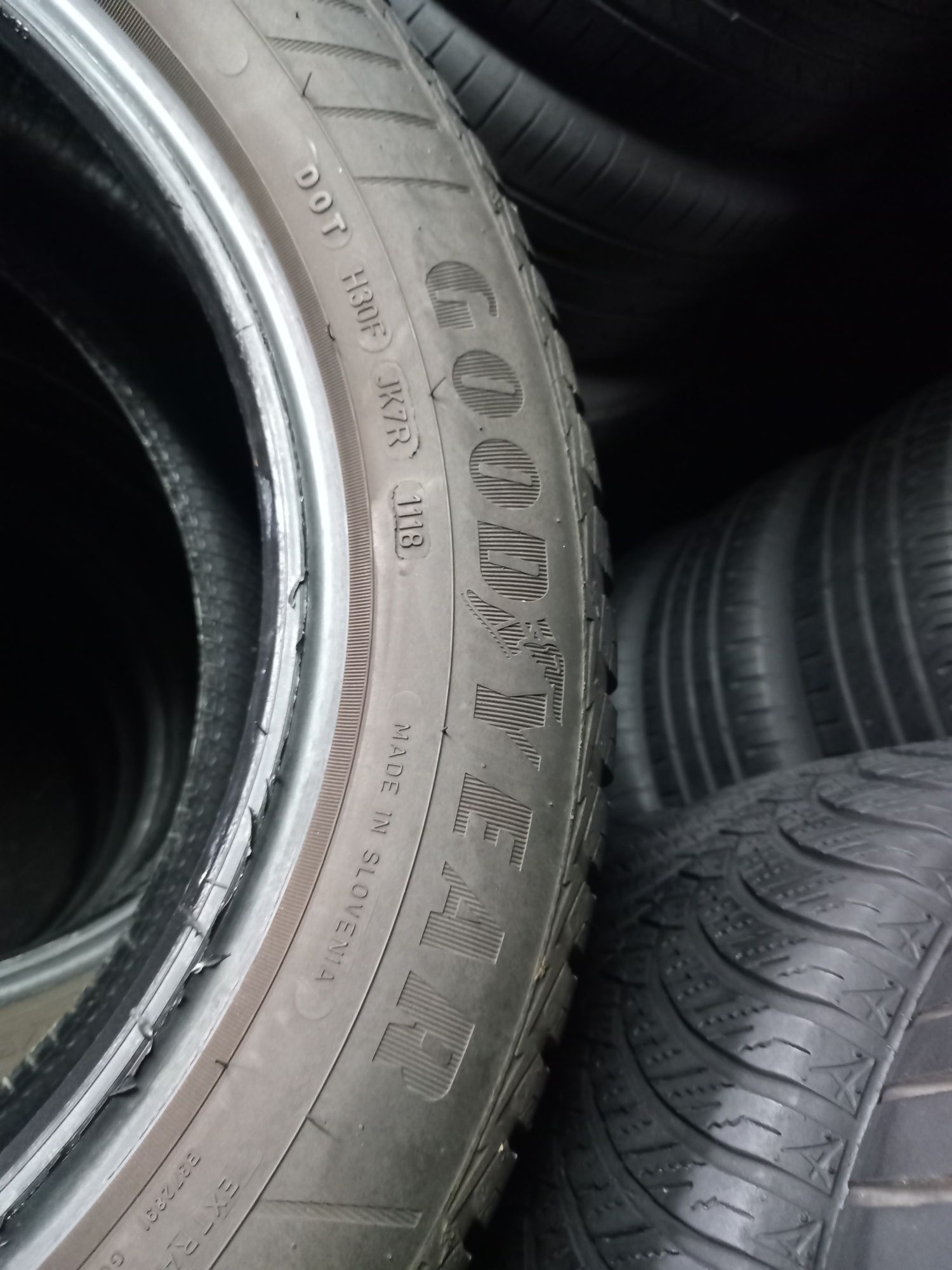 Opony używane 205/55/16 goodyear 2x7 mm