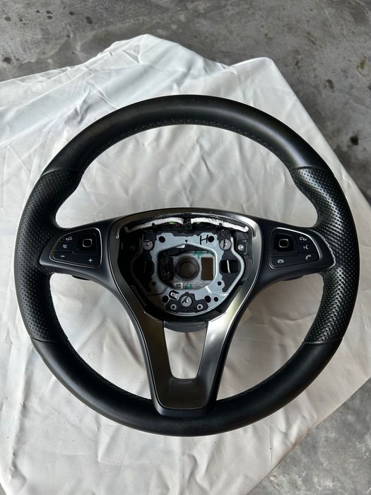 Kierownica Mercedes w213 multifunkcja łopatki skóra