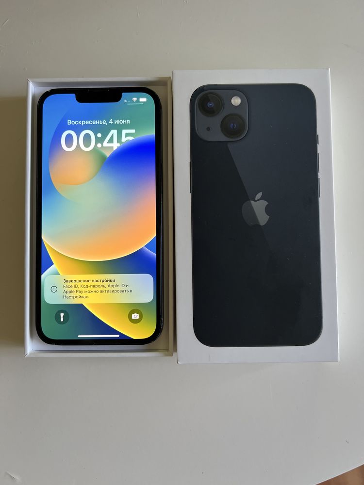 iPhone 13 black 128айфон 13 черный 128