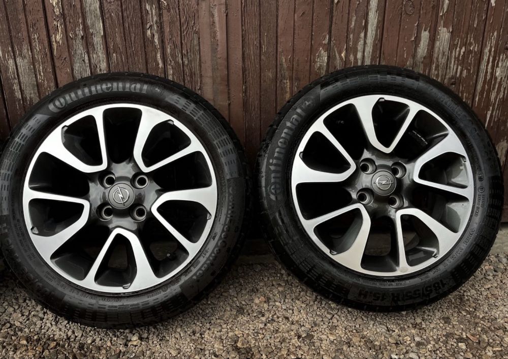Felgi 15 4x100 *Opel *Oryginał *Idealne *TMPS *Continental