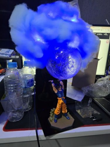 Figura Iluminada Son Goku Bola Universal Lâmpada
