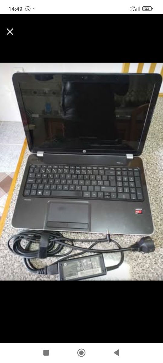 PC portátil Hp com avaria